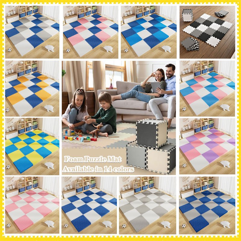 wholesalers eco-friendly waterproof eva baby play floor Interlocking tatami eva foam puzzle mat for kids soft eva mats
