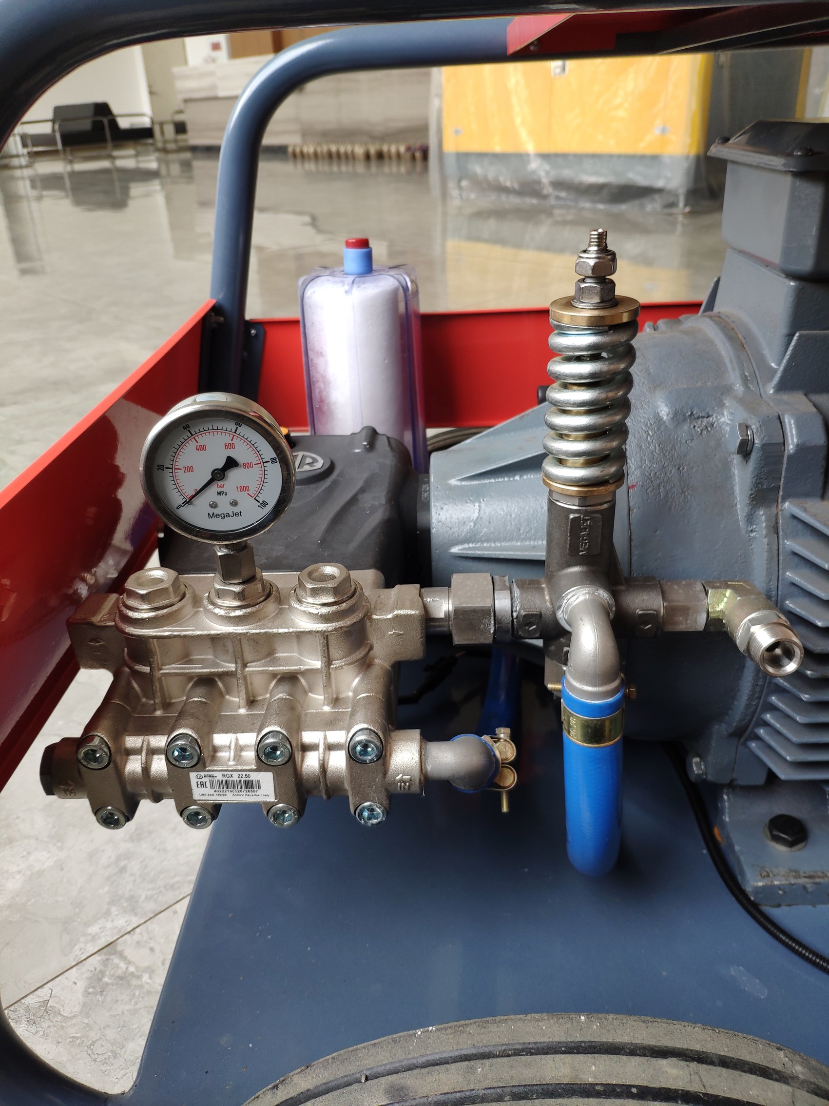 500bar 22Lpm 7250PSI Industrial Electric Heavy Duty Engine Block Parts Washer Machine High Pressure Water Cleaning Equipment