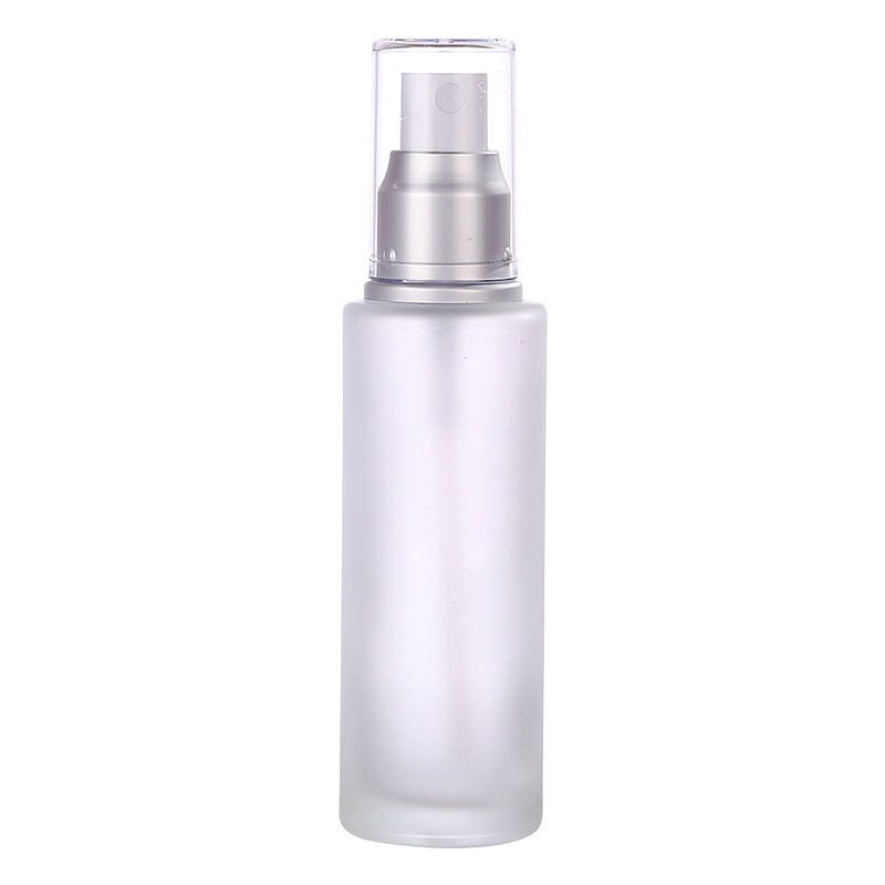 15ml 30ml 50ml 100ml luxury slim water glass foaming refillable airless cosmetic pump bottle with for skincare