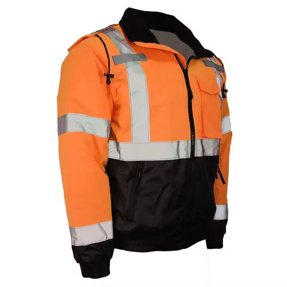 Safety Reflective Visibility Workwear Safety Jacket In Custom Colors and Size Construction Security Safety Jackets