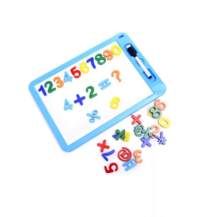 Non Toxic Safety Puzzle Magnetic Learning Board Magnet Letters Numbers