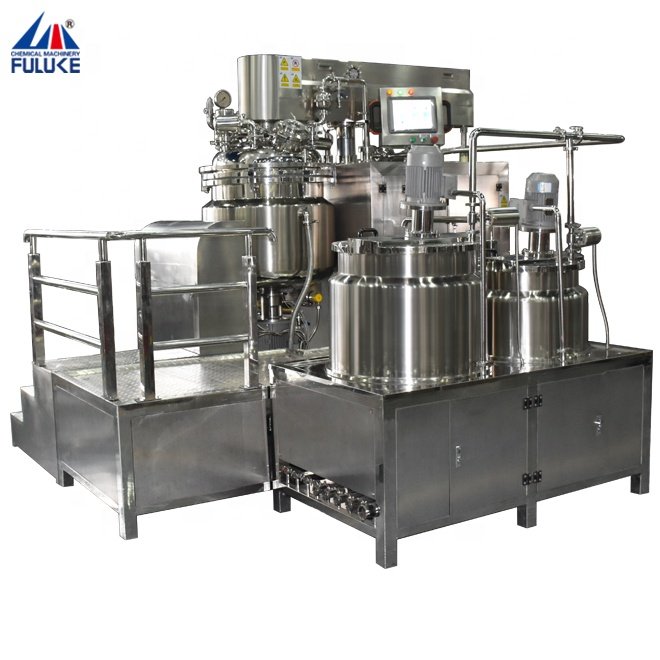 Cosmetic Mixer Vacuum Homogenizer Emulsifier for Oil and Water Emulsion Homogenizer Mixer Emulsifier Mixer Blender
