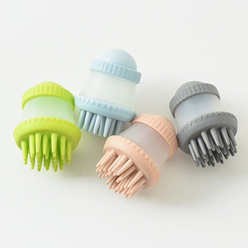 Pet Bath Brush Water Absorption Massage Brush Pet Cleaning Supplies Comb 2 in 1 Bathroom Puppy Big Dog Cat Bath Massage Brush