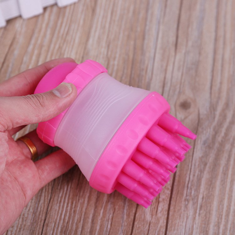 Pet Bath Brush Water Absorption Massage Brush Pet Cleaning Supplies Comb 2 in 1 Bathroom Puppy Big Dog Cat Bath Massage Brush