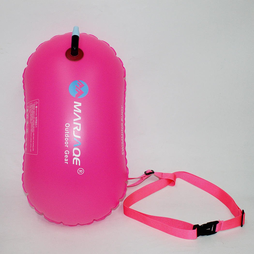 Customizable Open Water Swimming Safety Buoy: Inflatable PVC Tow Float for Personalized Swim Gear