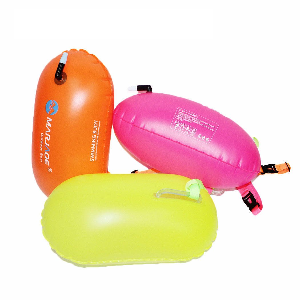 Customizable Open Water Swimming Safety Buoy: Inflatable PVC Tow Float for Personalized Swim Gear