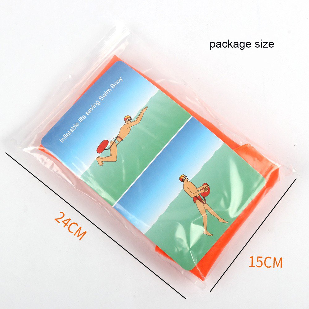 Customizable Open Water Swimming Safety Buoy: Inflatable PVC Tow Float for Personalized Swim Gear