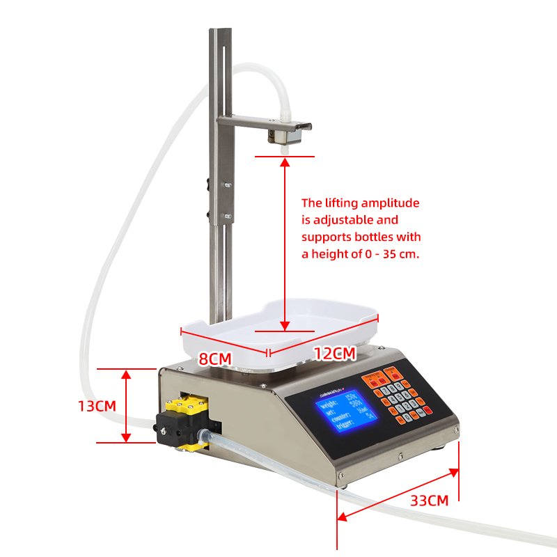 Single Head Filler Digital Control Pump Beverage Filling Machinery Juice Liquid Bottle Filling Machine