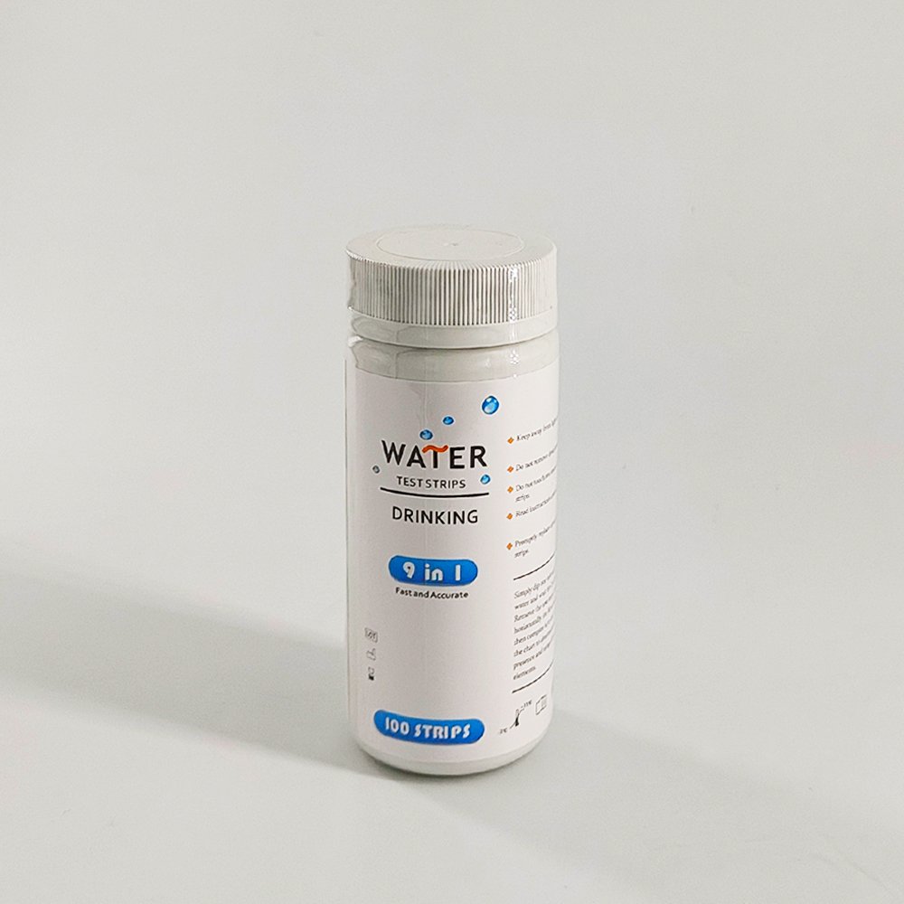 Caped Drinking 9 In 1 Water Test Strips Water Measuring Instrument Hospital Lab Home Check