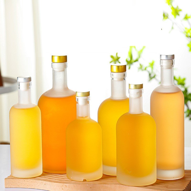 Empty Wine glass bottle ice wine bottle vodka glass bottle 100ml 200ml 375ml 500ml 750ml 1000ml