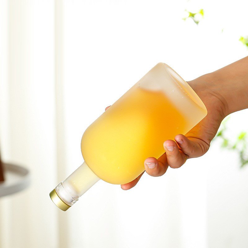 Empty Wine glass bottle ice wine bottle vodka glass bottle 100ml 200ml 375ml 500ml 750ml 1000ml