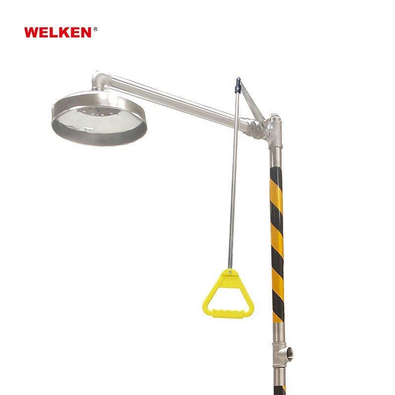 High Quality 304 stainless steel Combination Emergency Eyewash And Shower Equipment with foot-control pedal