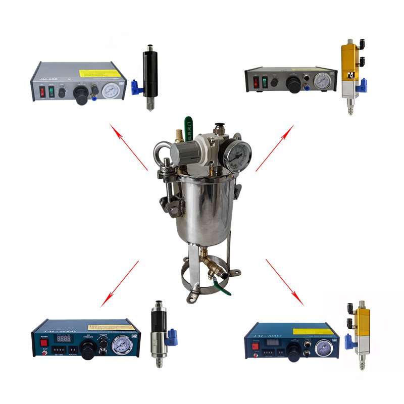 Production machines glue-out pressure barrel 1L-50L Non Standard Bottom mixing tank glue pressure barrel
