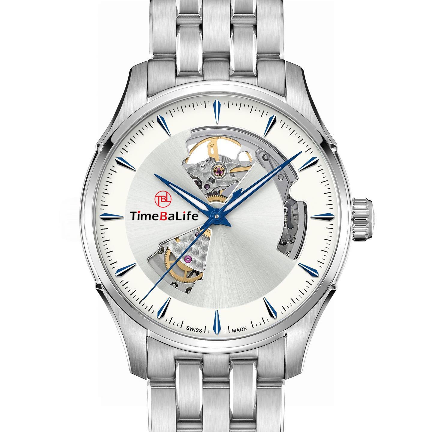2024 Newest Mechanical Sapphire Watch Men Stainless Steel Fashion Automatic Waterproof tourbillon Watch Relogio