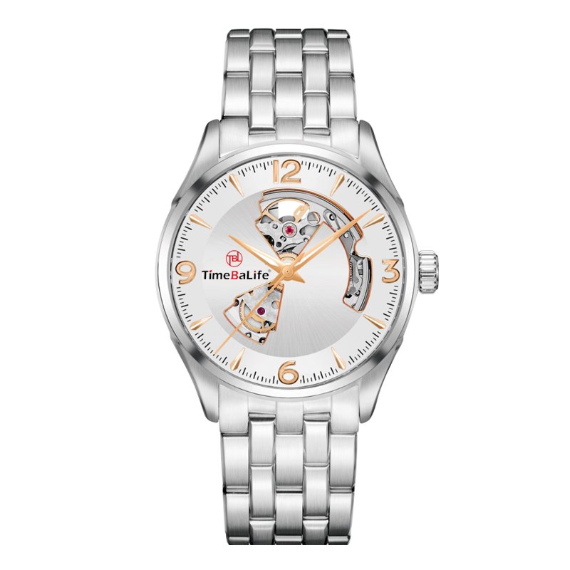 2024 Newest Mechanical Sapphire Watch Men Stainless Steel Fashion Automatic Waterproof tourbillon Watch Relogio
