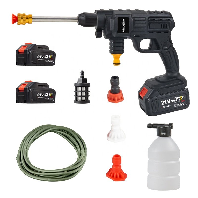Li-Lon 2000Mah Electric High Pressure Car Wash Gun Cleaner Car Wash Machine Pressure Multi-Function Machine