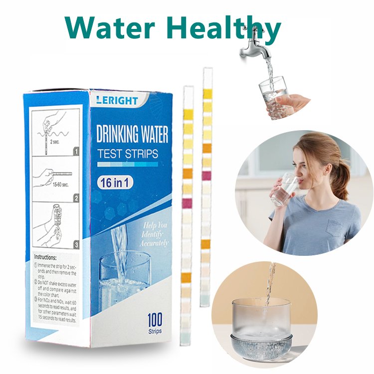 Hot Selling Products 2024 Drinking Water Quality Test Kit 16 Way Rapid Drinking Aquarium Ponds Pool Spa Test Strips