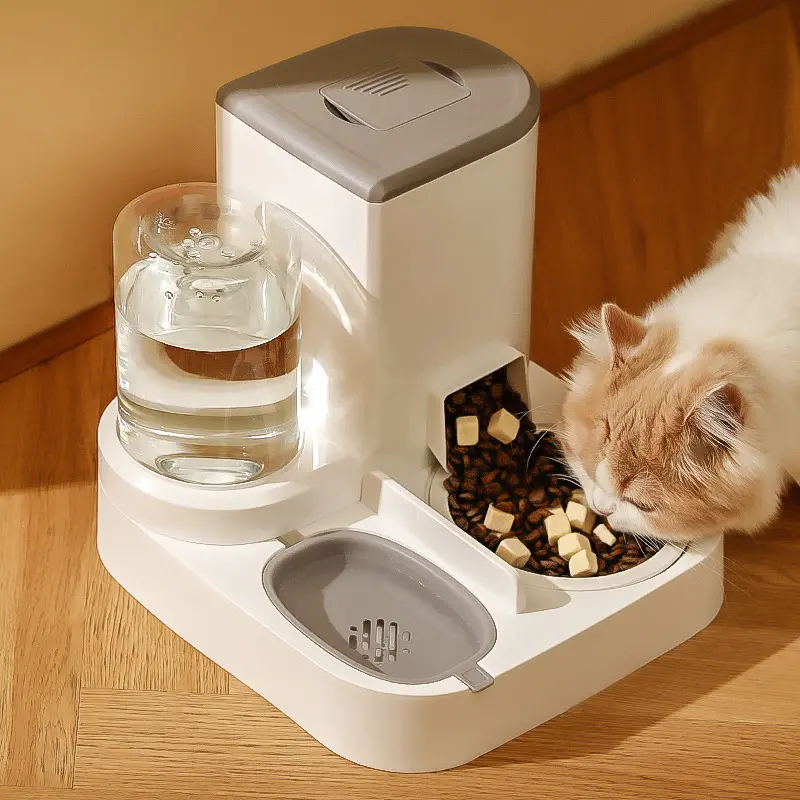Best Price New Products 2 In 1 Automatic Pet Food Feeders Water Dispenser Cat Dog Feeder Nonslip Automatic Pet Food Feeders