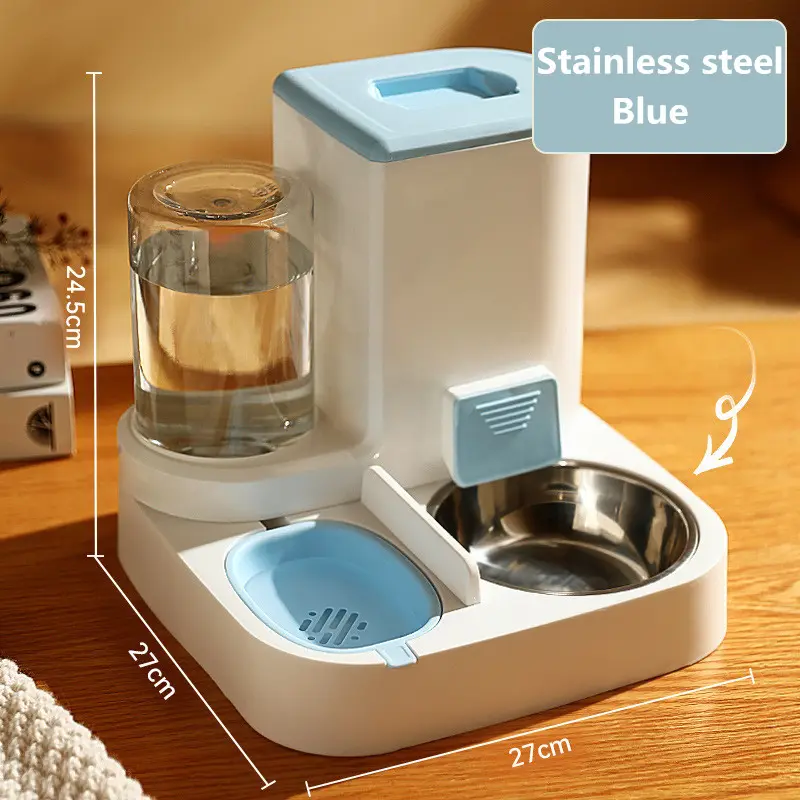 Best Price New Products 2 In 1 Automatic Pet Food Feeders Water Dispenser Cat Dog Feeder Nonslip Automatic Pet Food Feeders