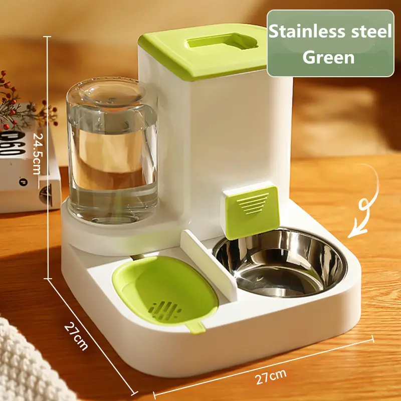 Best Price New Products 2 In 1 Automatic Pet Food Feeders Water Dispenser Cat Dog Feeder Nonslip Automatic Pet Food Feeders