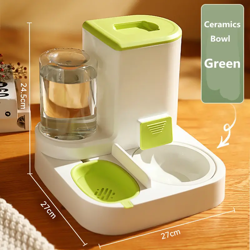 Best Price New Products 2 In 1 Automatic Pet Food Feeders Water Dispenser Cat Dog Feeder Nonslip Automatic Pet Food Feeders