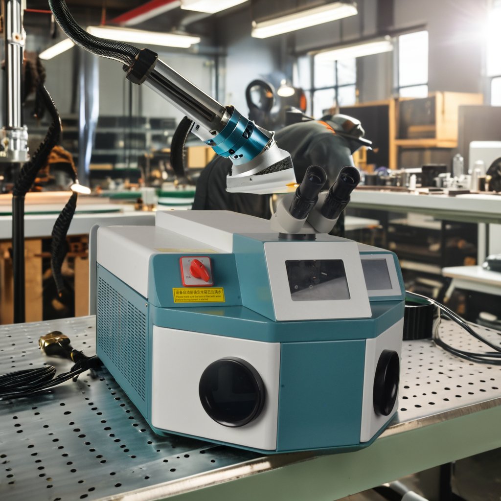 Promotional 200W Max Desktop Jewelry Welding Machine Mig Durable Various Use New Condition Laser Source Motor Construction