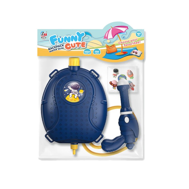 Summer Toys Swimming Pool Water Play Toy Automatic Spray Water Gun Backpack With DIY Astronaut Rocket Pattern For Kids Children