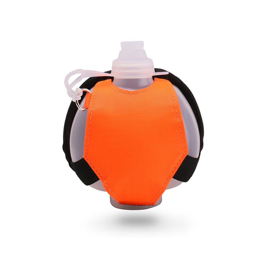 Wrist Silicone Water Bottle Running Handheld Water Bottle Outdoor Sports Cycling Portable Drinking Water