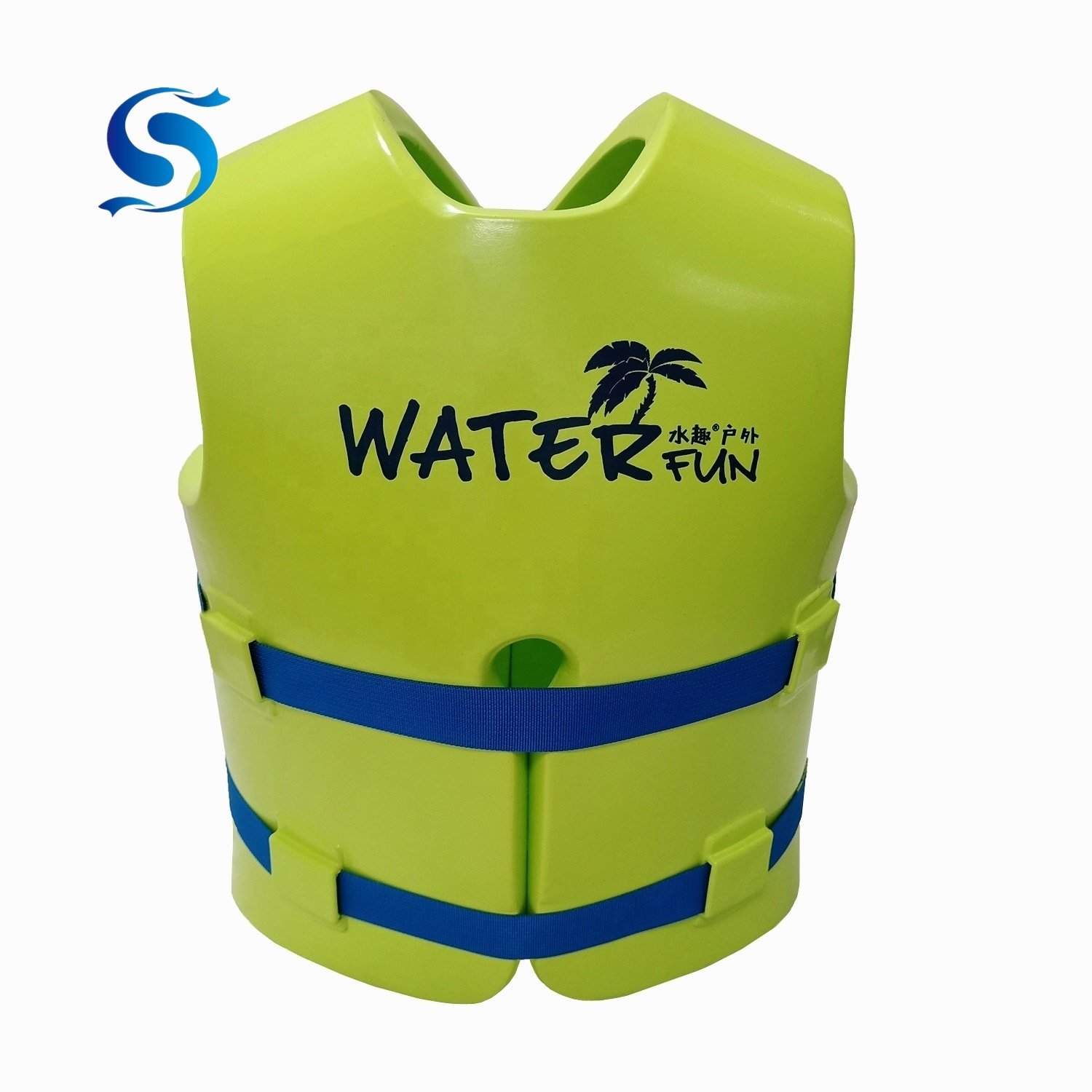 WaterFun Vinyl Dipped Soft Kids Life Jacket for Swimming Pool Water Park
