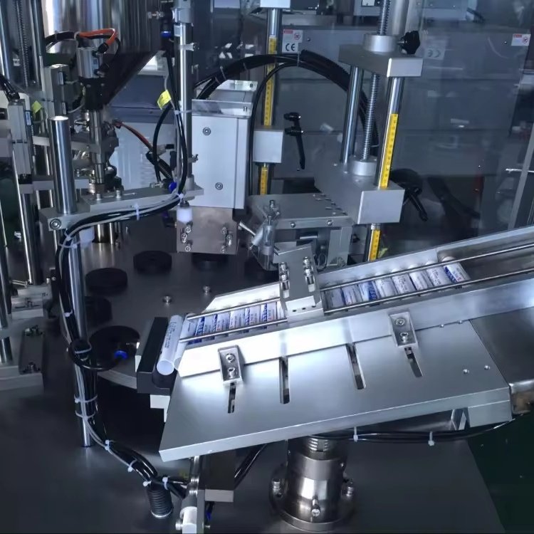 Henwi Tube Filler Sealer Automatic Plastic Aluminum Laminated Composite Tube Cream Toothpaste Filling Ultrasonic Sealing Machine