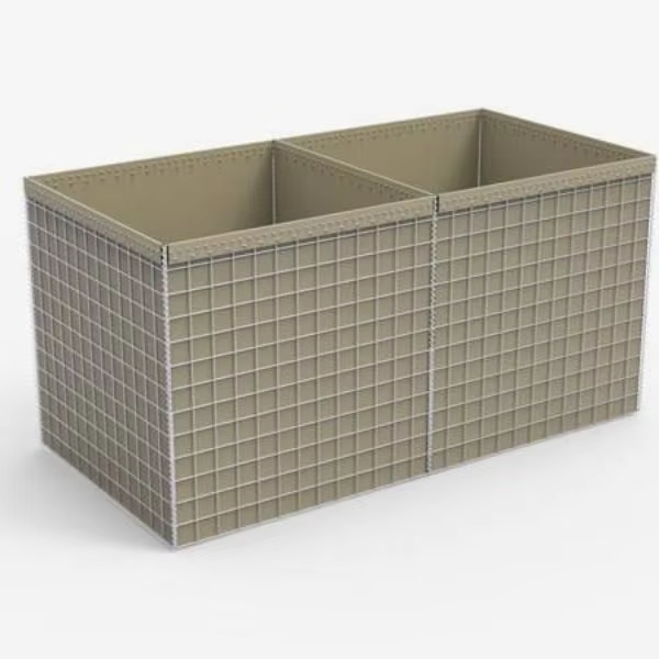 Welded Flood Gabion Protective Barrier Blast Wall Defensive Barrier Bastion Flood Bastion Sand Wall Hesco Barrier Fence