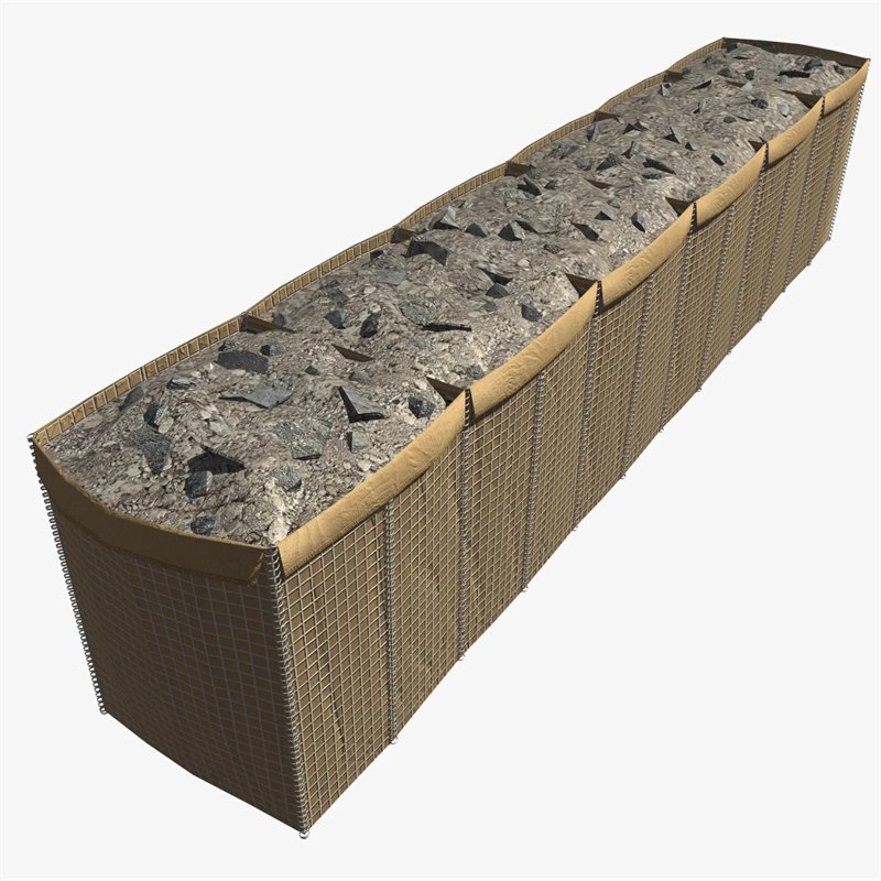 Welded Flood Gabion Protective Barrier Blast Wall Defensive Barrier Bastion Flood Bastion Sand Wall Hesco Barrier Fence