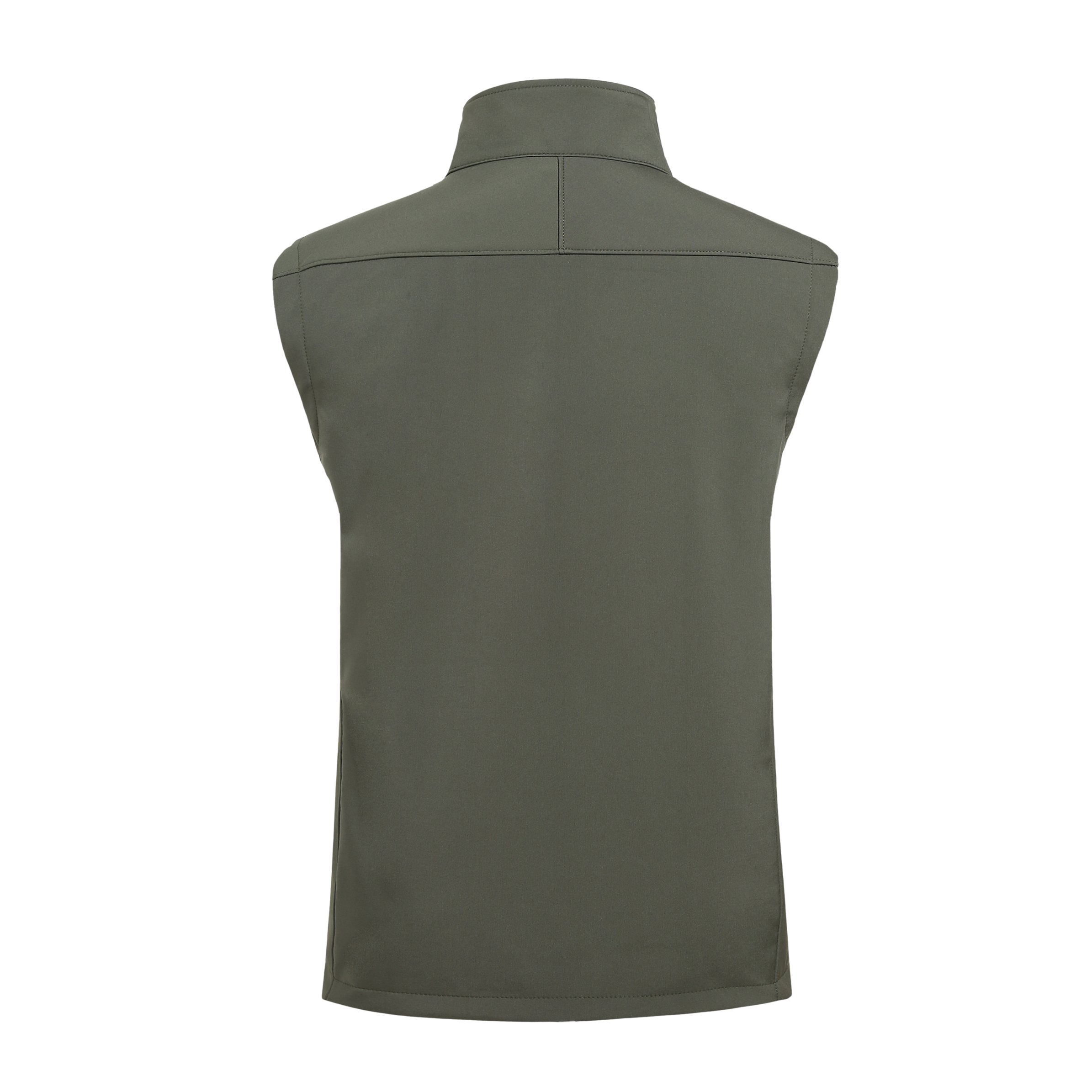 Custom Windproof Sleeveless Soft Shell Outdoor Jacket Work Utility Unisex Zipper Winter Fleece Hiking Fishing Waistcoat Vests