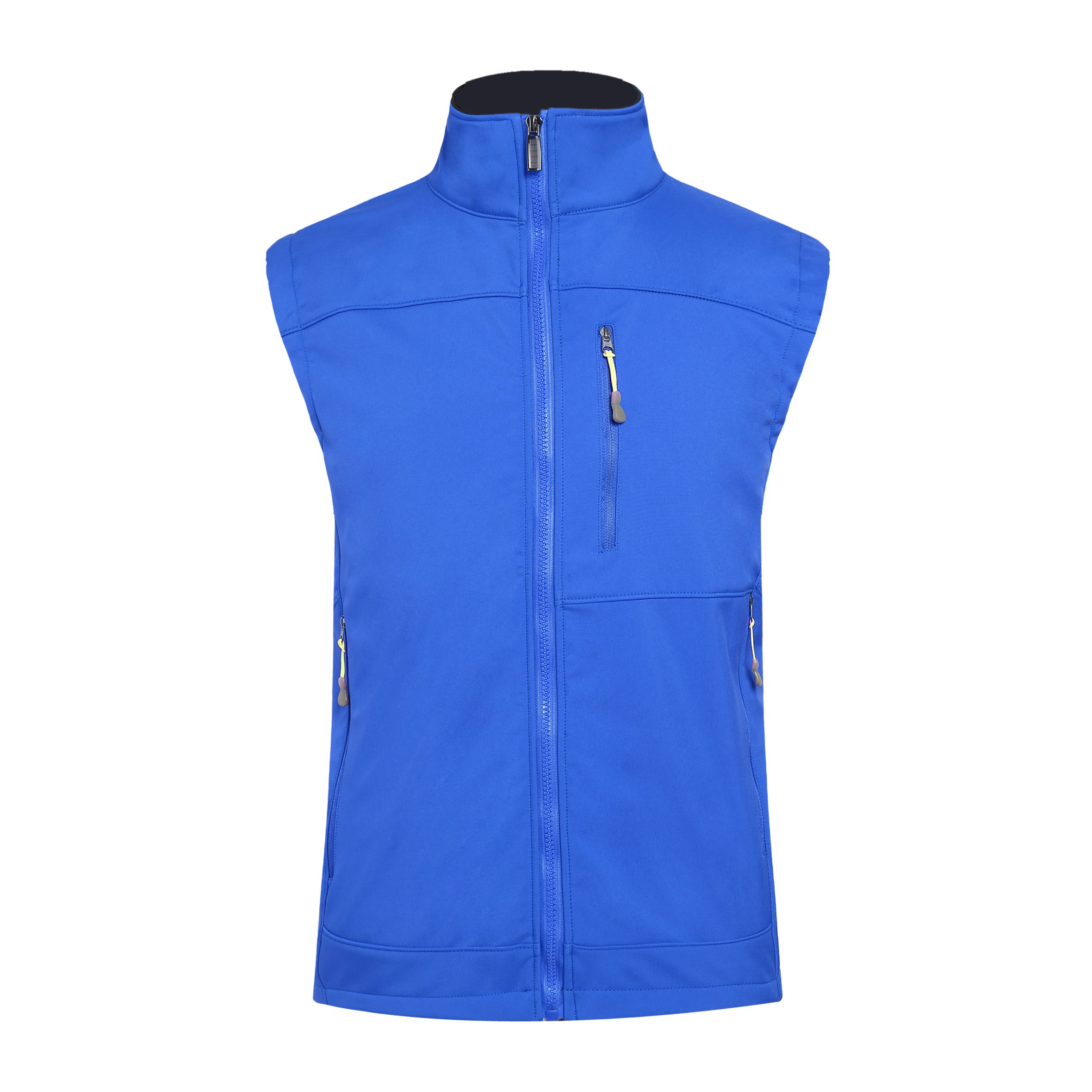 Custom Windproof Sleeveless Soft Shell Outdoor Jacket Work Utility Unisex Zipper Winter Fleece Hiking Fishing Waistcoat Vests