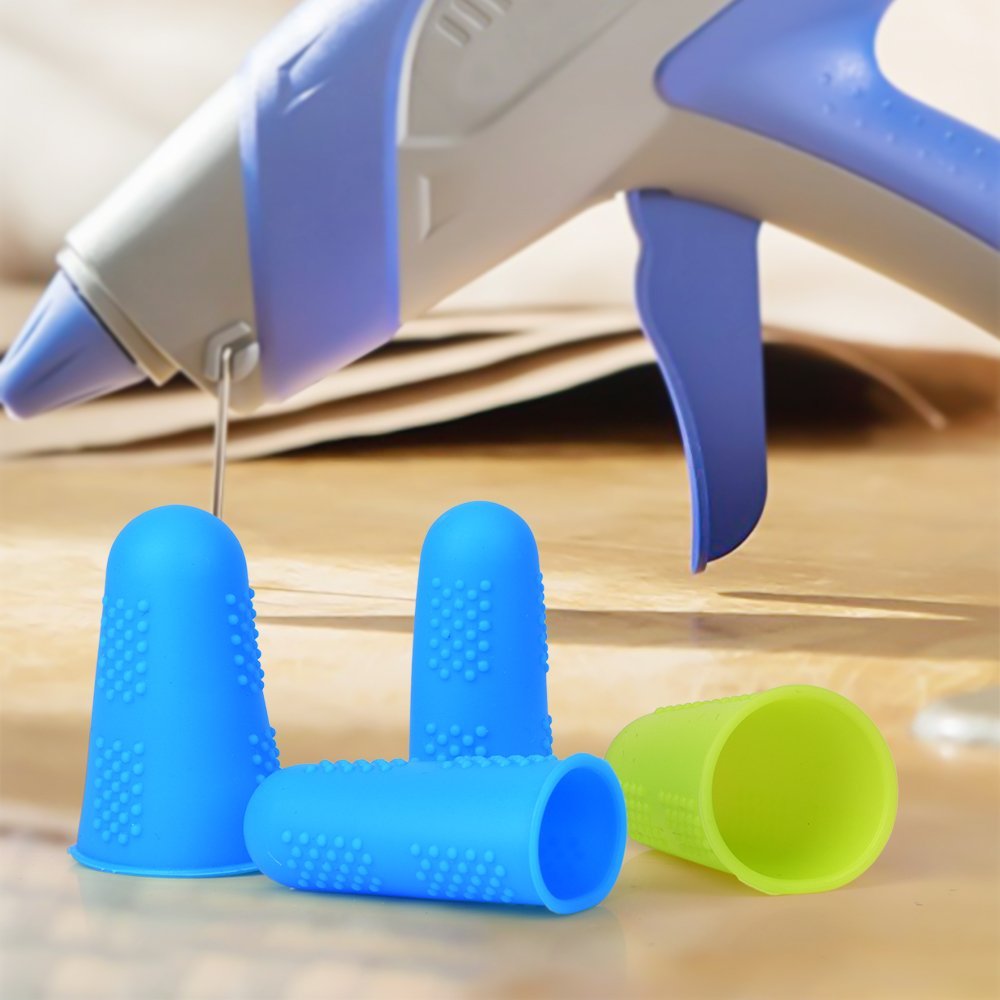 Anti-slip soft silicone rubber finger cots/finger cover protector silicone gel finger protectors sleeve tubes caps