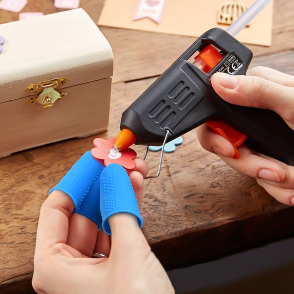 Anti-slip soft silicone rubber finger cots/finger cover protector silicone gel finger protectors sleeve tubes caps