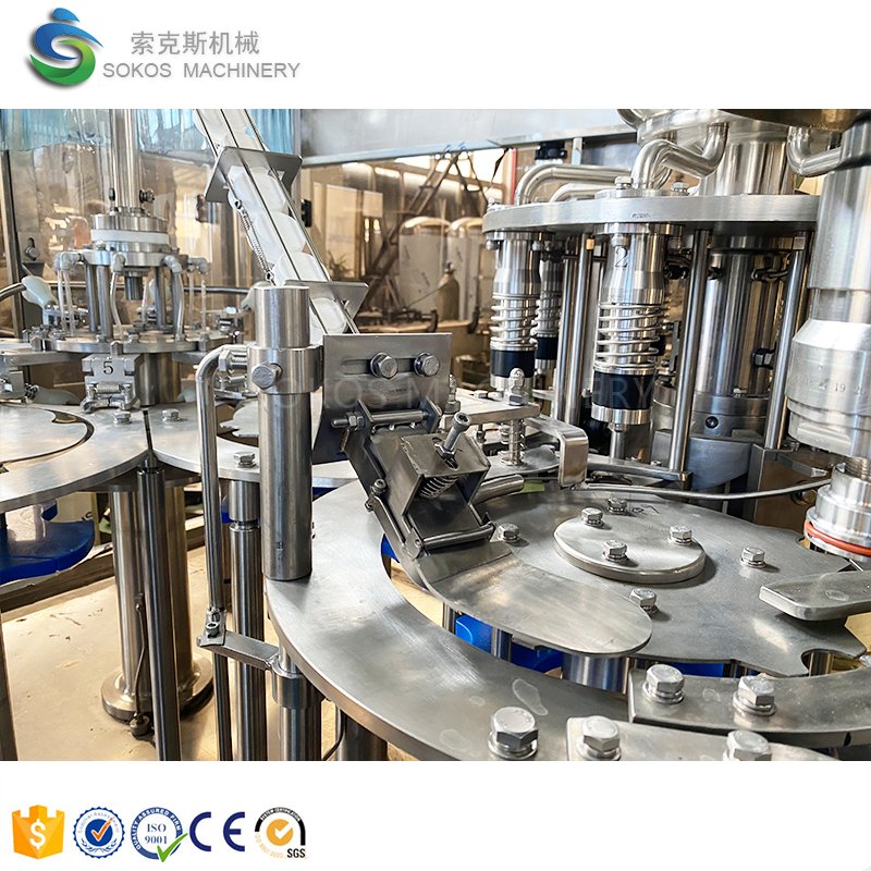 Sokos Automatic olive oil filling machine Bottled sunflower oil production line