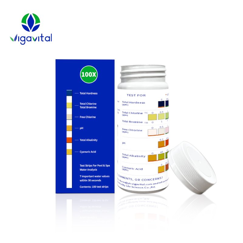 Swimming Pool Spa Water Test 100 Strips 7 In 1 Pool Water Test Kits Strips
