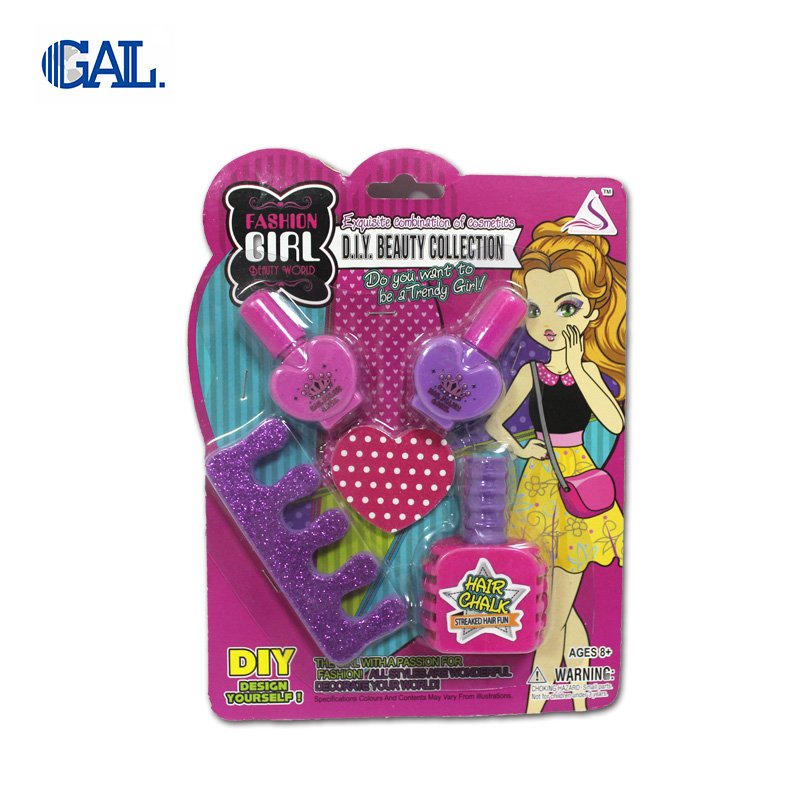 2019 Hot sale Children's safety cosmetics fashion girls beauty play set toys Gentle kids makeup kits for girls party