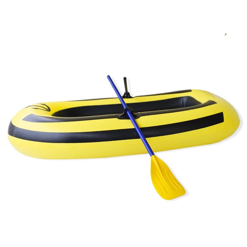 Two-Seater Inflatable Kayak and Canoe for Summer Fishing River Sports Outdoor Activities Rowing Boat Equipment