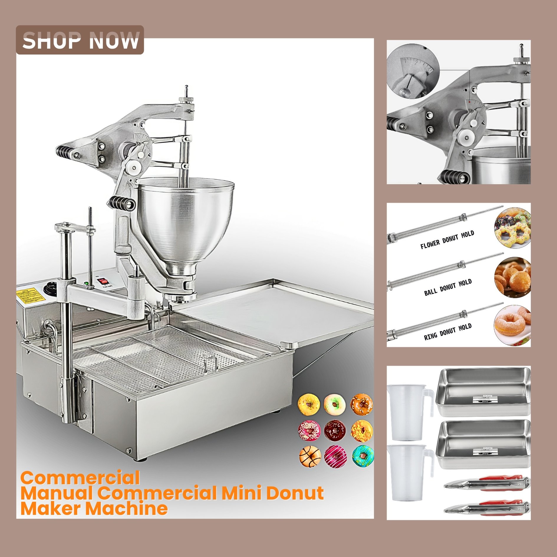 Hot Selling Mini Maker Automatic 500 Ring Per Hour Sweet High Safety Mochi Donut Machine Electric With Great Price