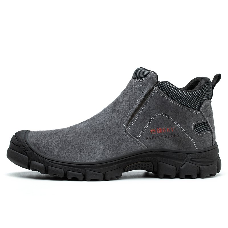 Top Quality Leather Men boots Work Safety Shoes Men Boots not afraid of acid