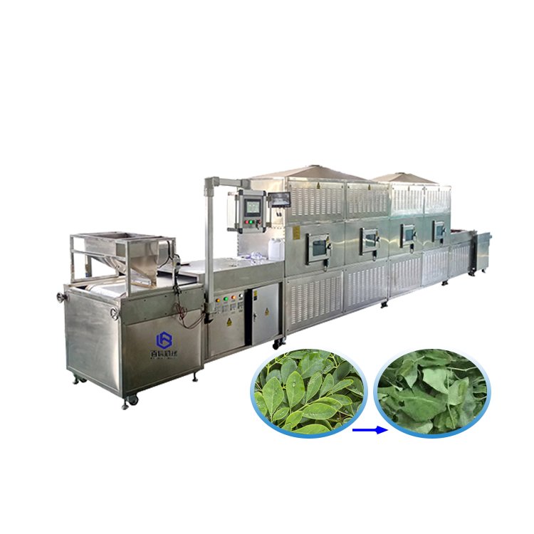 Commercial Hemp Microwave Dehydrator Industrial Continuous Belt Dryer Food Dehydrator Sterilization Machine