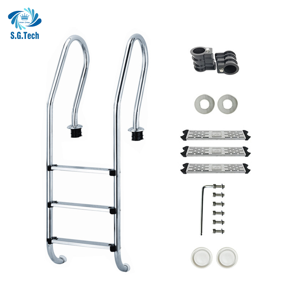 Water Crown Advanced Pool Ladder Safety Equipment Water Resources Device Pool Tools Accessories