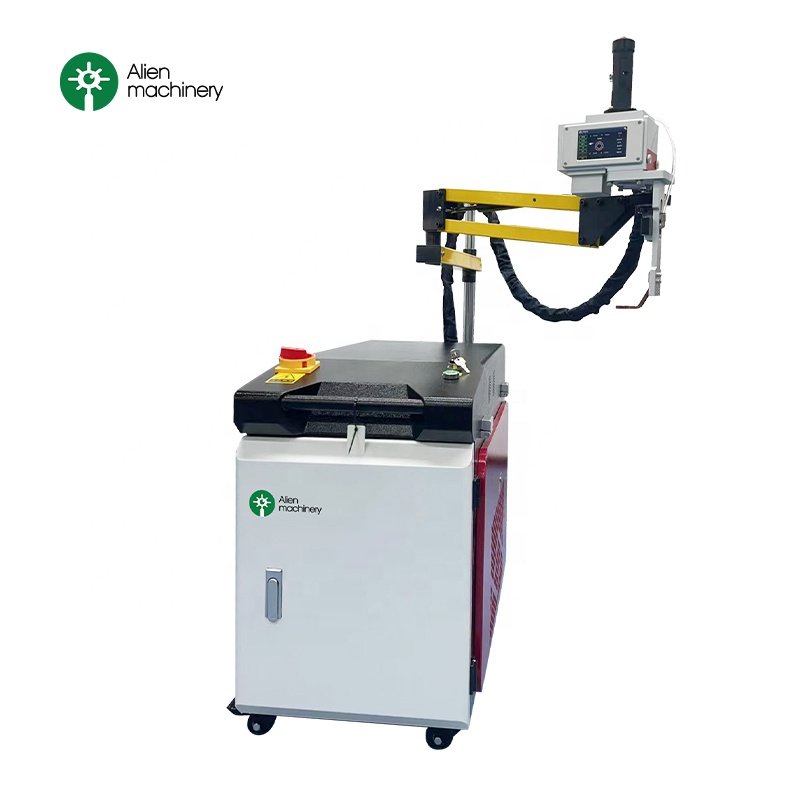 Handheld galvanometer laser welded equipment 1500W mini stainless steel battery laser welding machine