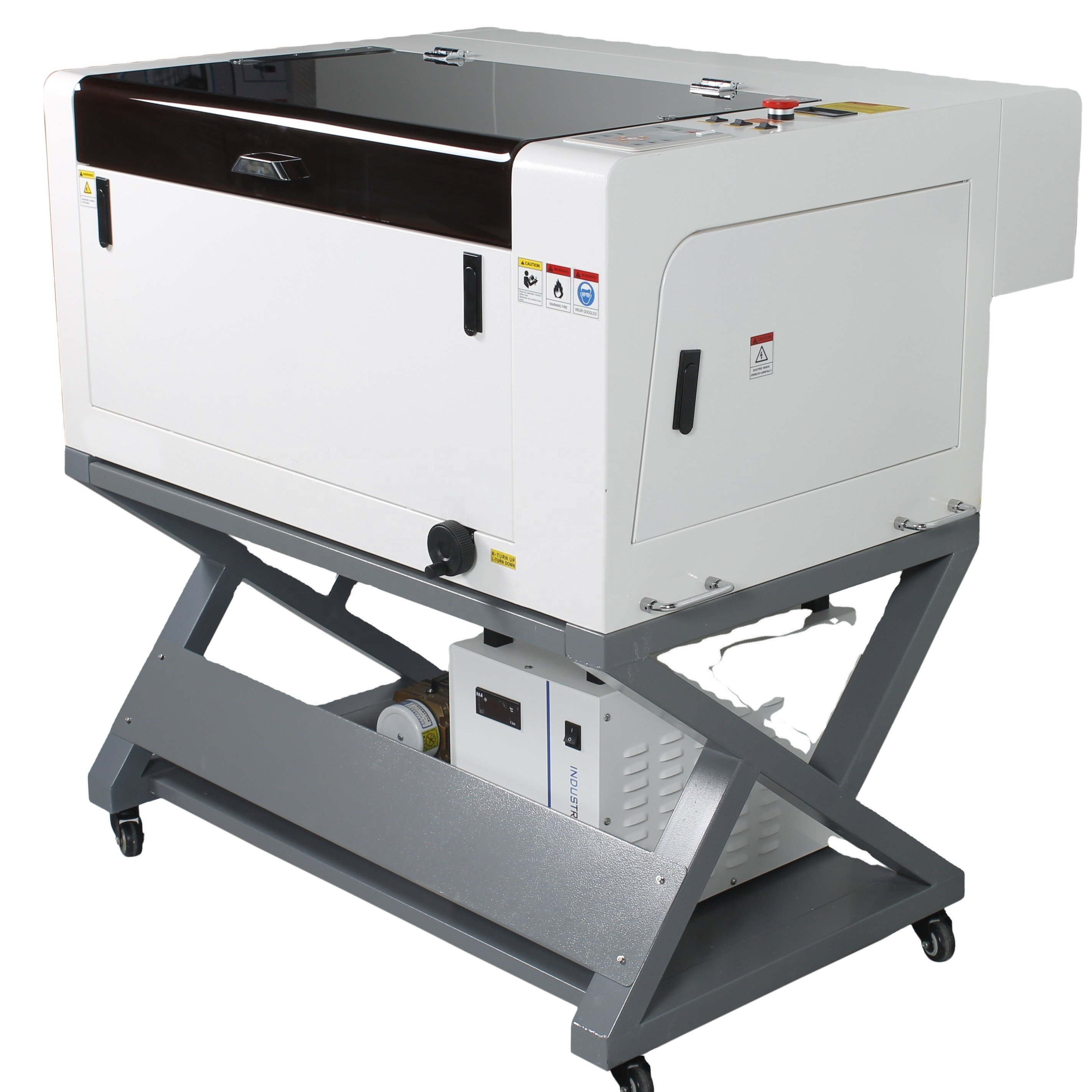 Bing yan co2 laser 3D dynamic marker 3040 4060 mini cutter engraving stamp co2 laser engraving machine