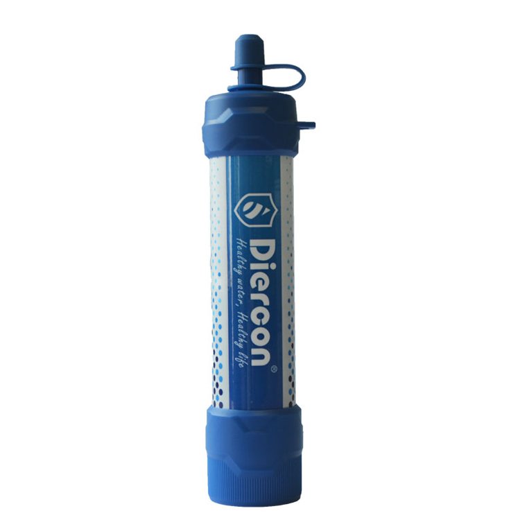 Diercon Factory Supply Life Survival Kit Personal Filtering Water Portable Water Purifier Straw for Hiking (PS06)
