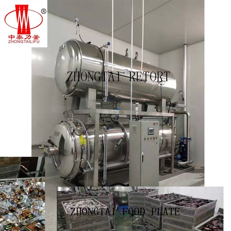 Autoclaved sterilization Full automatic industrial Jars Tin sardine canned Food Retort Sterilizer Autoclave