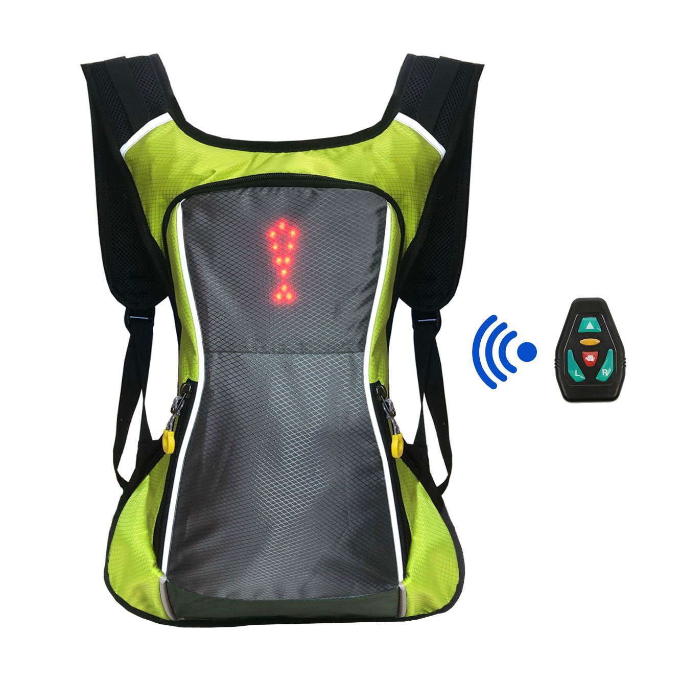 China Hot Product Waterproof Reflective Turn Signal Led Backpack for outdoor sport safety