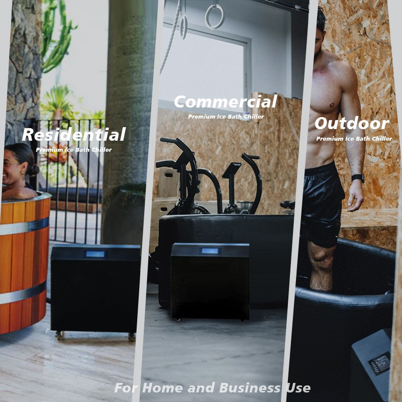 Cold Plunge Chiller and ice bath Chiller Ozone Cycle Use Portable Water Chiller with Filter for ice bath